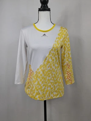Adidas Stella McCartney Barricade Top Amarillo Floral Tenis Picklball Golf A048 Foto 1 de 4