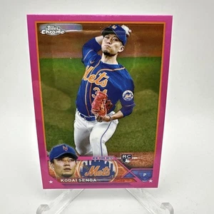 Kodai Senga 2023 Topps Chrome Pink Refractor RC #217 - Picture 1 of 2
