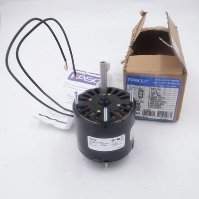 Motor ventilador y soplador Fasco D188 1/20 HP 1 Ph 60 HZ 230V 1500 RPM 1 velocidad 3,3" Di Foto 1 de 3