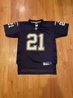 Camiseta De Colección San Diego Chargers #21 LaDainian Tomlinson Reebok YOUTH Grande Foto 1 de 4
