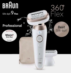 Braun Silk-épil 9 Flex, Epilator with 360° Flexible Head for Easy Hair Removal - Picture 1 of 14