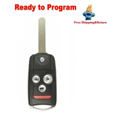 Para 2007 2008 2009 2010-2013 Acura MDX RDX Mando a distancia Abatible Sin llave Llavero de coche Foto 1 de 4