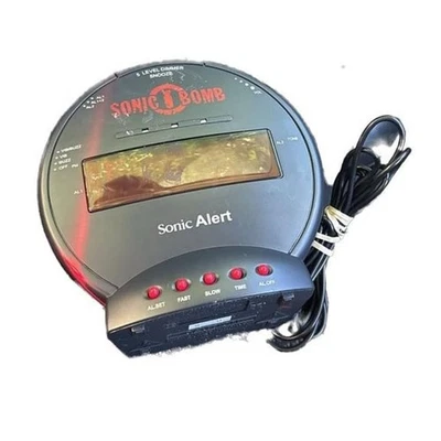 Sonic Bomb SBB500SS Vibrating Alarm Clock - Image 1 of 3