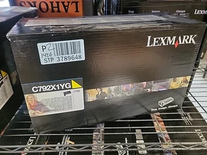 NIB Lexmark X792X1YG (X792X4YG) YELLOW TONER X792 SERIES Open Box - Picture 1 of 2