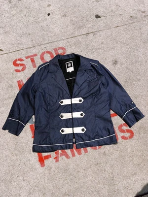 G-Star RAW Womens Jacket L Blue Cotton WMNS Rare Girls Outdoor SunFaded Y2K 90s - Image 1 of 4