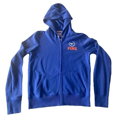 Victoria’s Secret PINK x Florida Gators Hoodie Women’s Large Blue Orange NCAA - Image 1 of 4