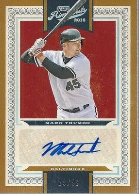2016 Prime Cuts #178 Mark Trumbo Auto /99 - BB - Image 1 of 2