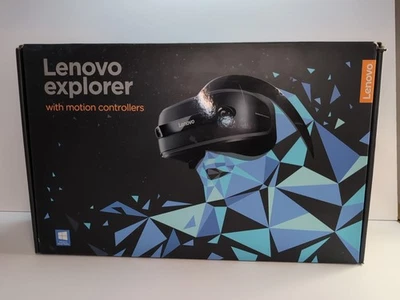 Lenovo Explorer MR Headset with Motion Controllers, UNTESTED. - Image 1 of 4