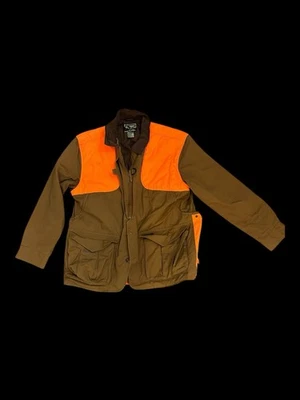 Field & Stream Blaze 橙色夹克外套男式 XL 狩猎游戏包衬里口袋 — 第 1/4 张图片