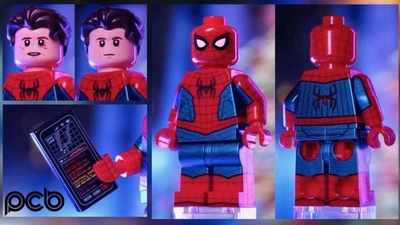 LEGO Marvel Phoenix Customs PCB Classic Arachnid Spiderman NWH Suit Minifigure - Image 1 of 3