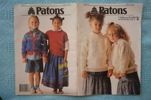 Patons 8 ply Knitting PATTERN BOOK #837 Lots for Children Jumpers-Top-Vest-Cardi - Picture 1 of 1