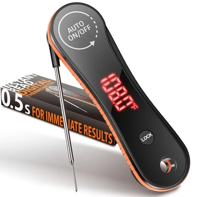 0.5 Seconds Instant Read Digital Meat Thermometer, ±0.5°F Accuracy, 18 - Image 1 of 4