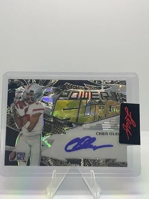 2022 Leaf Pro Set - Chris Olave - Snake Skin Power Surge 1/1 - Auto - RARE!! - Image 1 of 2