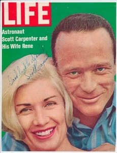 M Scott CARPENTER / beschriftetes Foto signiert - Bild 1 von 1