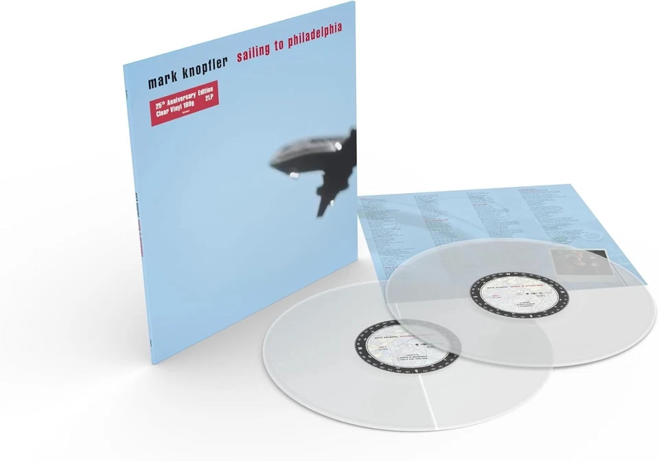MARK KNOPFLER 'SAILING TO PHILADELPHIA' Transparent Colour VINYL LP (2025) - Image 1 of 1