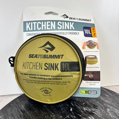 Sea To Summit Folding Kitchen Sink 10L Outdoor Camping Hiking Gear Cookware NEW - Image 1 of 2