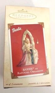 HALLMARK KEEPSAKE BARBIE ORNAMENT AS "RAPUNZEL" - 2002 - Picture 1 of 10