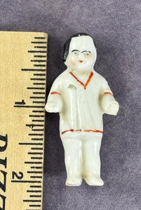 Antike 2" Biskuit China Frozen Charlotte - geformte Kleidung - Bild 1 von 4