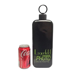 Vintage Herren Lagerfeld Foto GROß Factice Store Display EDT Köln Flasche - Bild 1 von 8