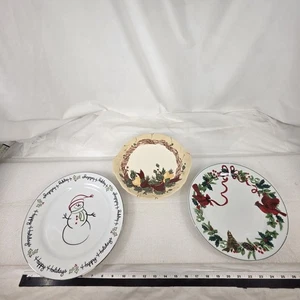 3-teiliges Feiertag Teller Set - St. Nicholas Square, Wedgwood Amway, Royal Norfolk - Bild 1 von 21