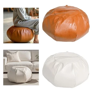 Unstuffed Pouf Cover Footstool Cover Decorative 65x35cm Bohemian Home Decor - Picture 1 of 14