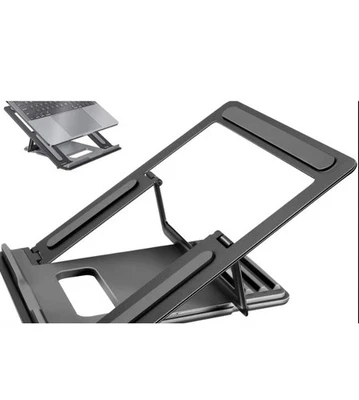 Soporte ajustable para computadora portátil para escritorio soporte ergonómico de aluminio de 17" Foto 1 de 4
