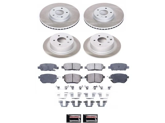 Kit de pastillas de freno y rotor delanteras y traseras 56XRJH26 para Nissan Máxima 2007 2008 Foto 1 de 1