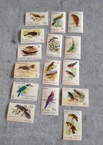 NORFOLK ISLA-AVES-OISEAUX- SET- 15 VAL-MNH - Imagen 1 de 1