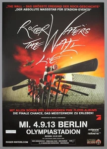 ROGER WATERS Pink Floyd – rare original Berlin 2013 concert poster - Picture 1 of 3