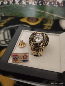 SUPER BOWL X RARA SPILLA STAMPA MEDIA UFFICIALE 1/18/76 STEELERS VS COWBOYS - Foto 1 di 9