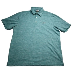 Greg Norman Camicia Uomo Grande Blu Polo Erica Gioco Secco Golf Casual - Foto 1 di 12
