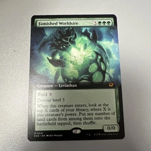 Famished Worldsire (Extended Art) M0341 Edge Of Eternities (EOE) MTG NM - Picture 1 of 2