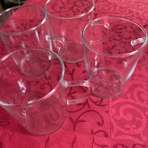 Vier Teegläser 60 Jahre ungemarkt - Bild 1 von 3