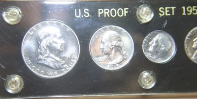 1951 U.S. Mint Silver Proof Set in Capital Plastics - See Pics - No Reserve! - Image 1 of 4