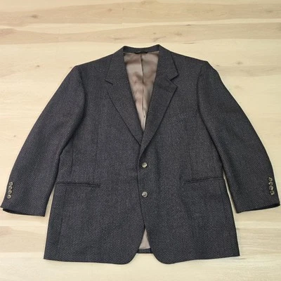 Abrigo Deportivo De Colección Lacrosse Para Hombres 50R Mezcla Algodón Tweed Multicolor Gris Marrón EE. UU. Foto 1 de 4