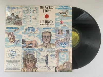 John Lennon & The Plastic Ono Band - Shaved Fish LP Record PCS7173 Apple 1975 Vg - Image 1 of 4