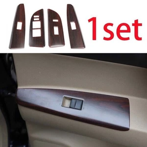 For Toyota Highlander 2009-2014 Peach Wood Grain Window Lift Lock Switch Panel - Picture 1 of 10