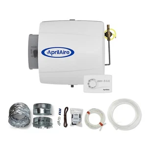 Aprilaire 500 Series Small Bypass Evaporative Humidifier W. 5843 Install Kit - Picture 1 of 4