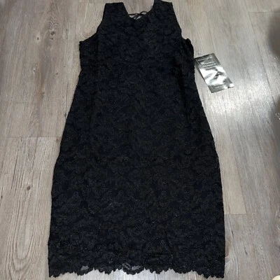 Vestido Bisou Bisou Victoria's Secret Mini Negro Encaje Corsé Espalda Talla L De Colección Foto 1 de 4
