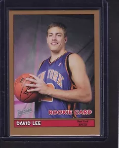 David Lee 2005-06 Bazooka Gold Basketball Rookie #199 New York Knicks quasi nuova + - Foto 1 di 2