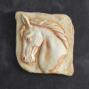 Horse Head Wall Sculpture Resin Equestrian Decor - Picture 1 of 3