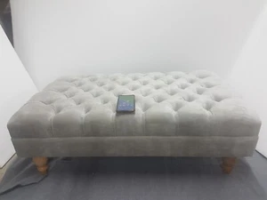 Handmade Chesterfield Footstool Deep Button - Picture 1 of 7
