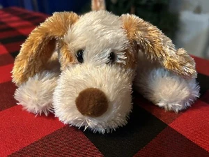 Aurora Floppy Welpe Hund, Scruff Flopsie weiches Plüschtier, beige braun Spielzeug 8 Zoll - Bild 1 von 5