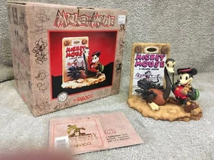 Disney Enesco Gallopin' Gaucho, 1928 Limited Edition Mickey Figurine, # 314412 - Picture 1 of 8