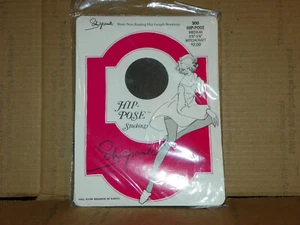 Vintage pair SCHIAPARELLI Stockings 300 Hip-Pose Medium 5'3" - 5'6" Witchcraft - Picture 1 of 3