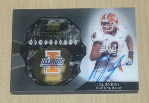 Upper Deck Exquisite AJ Jenkins 2012 dimensiones autógrafo 16/60 - Imagen 1 de 1