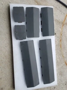 2003-2011 Honda Element Roof Luggage Rack Cap Hole Cover 6 Pieces Set OEM GRAY - Picture 1 of 14