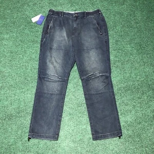 Polo Ralph Lauren Voyager Daniels WS Denim Joggers Pants Men’s Size 34x30 Blue - Picture 1 of 18