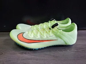NIKE ZOOM SUPERFLY ELITE 2 Sprinting Spikes CD4382-700 Size 13 US Mens 100-400m - Picture 1 of 10