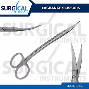 LaGrange Scissors Surgical Medical Dental Instruments - 4.5" German Grade - Picture 1 of 10